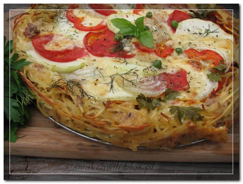 Wyjątkowy tort makaronowy ..