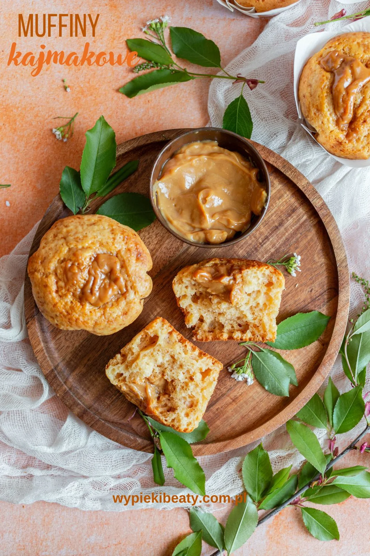 Proste muffiny kajmakowe