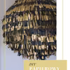 DIY Papierowa lampa z frędzlami