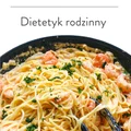 Krewetki w sosie śmietanowym z makaronem