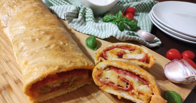 Pizza Stromboli.