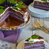 Tort leśny z jagodami