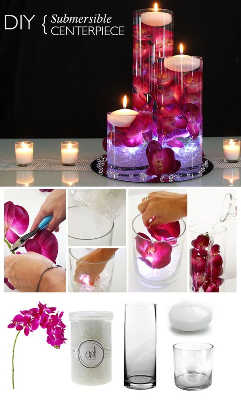 DIY- pływające świece