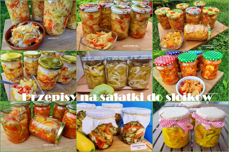 Sałatki na zimę do słoików