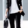 Stylizacja w bieli i czerni