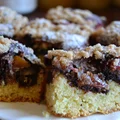 Śliwkowe ciasto z czekoladą