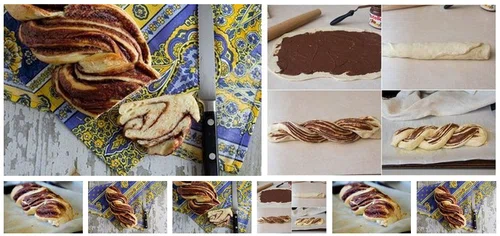 Zwijaniec z nutellą