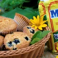 Muffinki z mascarpone i borówkami