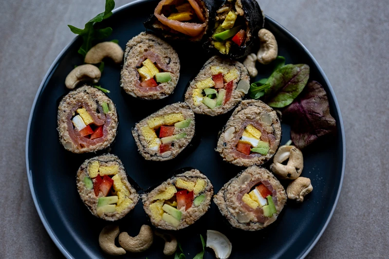 Roladki w stylu sushi (low-carb) - Analiza Smaku - Tutaj liczy się smak!