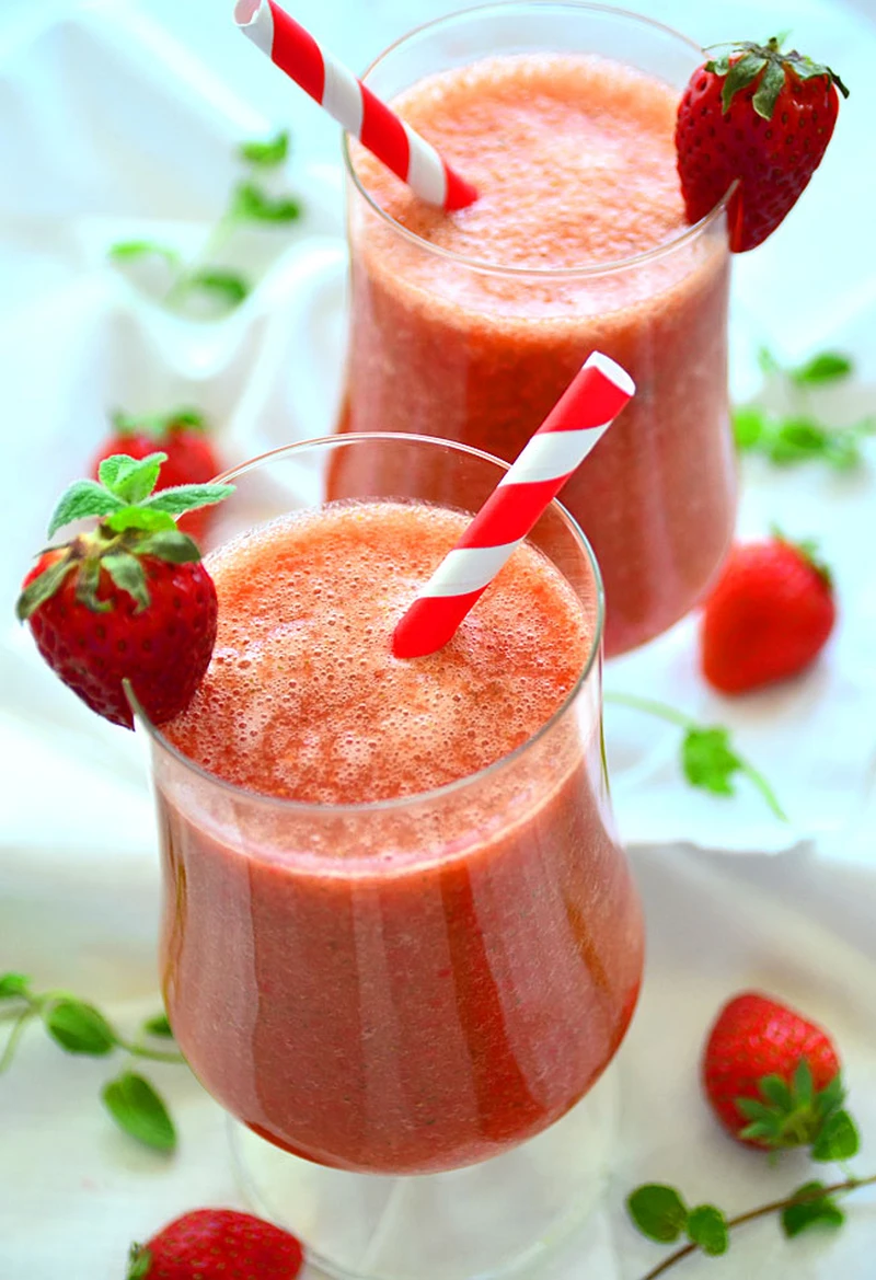 Smoothie z truskawkami