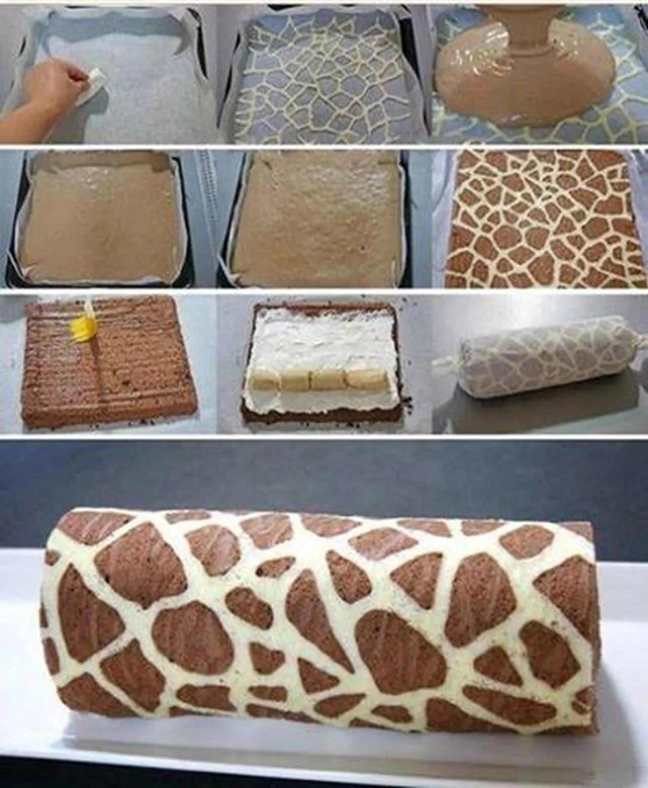 Ciasto żyrafa