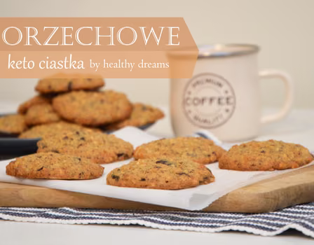 orzechowe keto ciastka