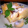 Kruche ciasto z budyniem i marmoladą