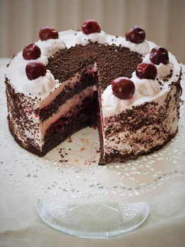 Keto tort szwarcwaldzki (Paleo, LowCarb, bez nabiału)