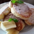 Bananowe racuchy na maślance i sodzie