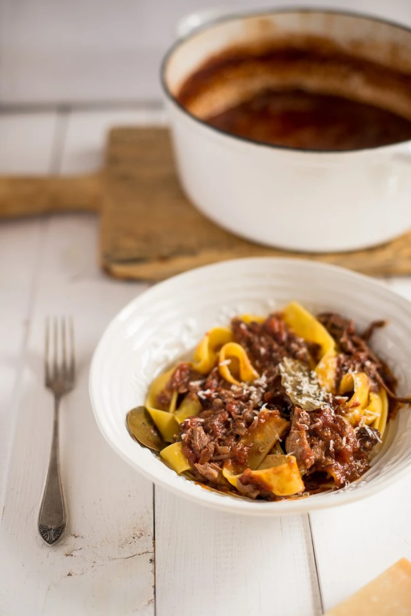 PAPPARDELLE Z RAGU Z KACZKI