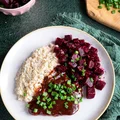 Schab w sosie ketchupowo-powidłowym