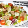 Sałatka z tuńczykiem i serem pleśniowym