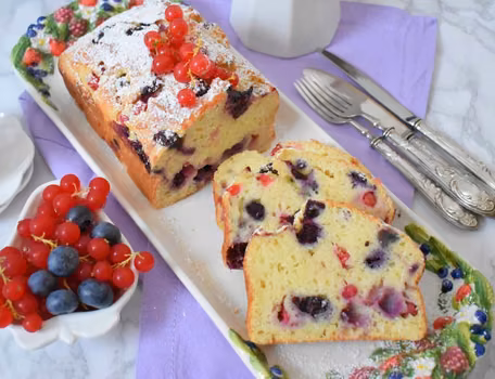 Ciasto z owocami i serkiem ricotta