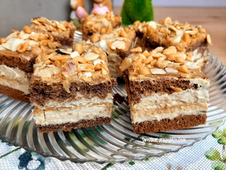 Ciasto krówkowa kostka