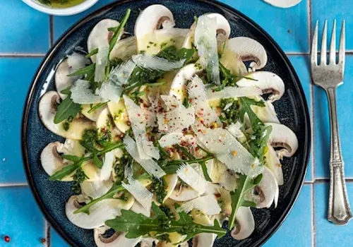 Carpaccio z pieczarek