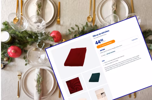 Ten obrus z Action za 44 zł zrobi furorę na wigilijnym stole! Gruby sztruks i soczyste kolory - goście będą pod wrażeniem