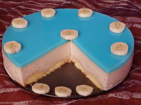 Sernik bananowy na zimno