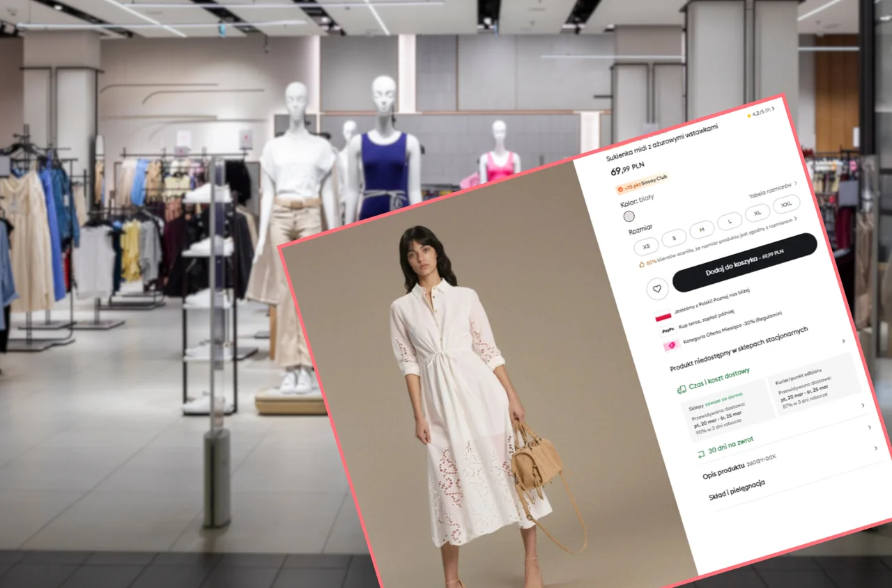 Ta sukienka z Sinsay za 60 zł to pewniak na Komunię i Chrzciny! Ażurowe detale dodają elegancji - krój dla każdej sylwetki