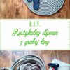 DIY Rustykalny dywan z liny