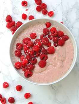 Bardzo malinowe smoothie
