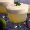 Galaretka limonkowa z kokosową pianką