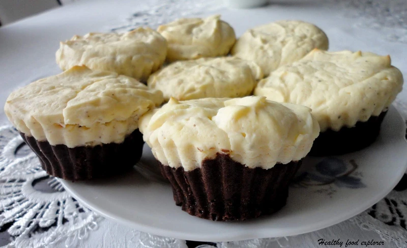 Bezglutenowe muffinki sernikobrownie