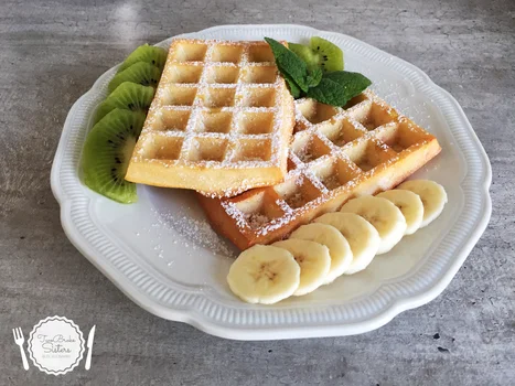 Pieczone gofry z piekarnika