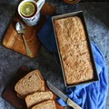 Szybki chleb pszenny razowy na drożdżach