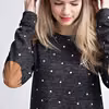 Bluza z łatami na łokciach