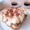 Tiramisu z mascarpone, bez jajek