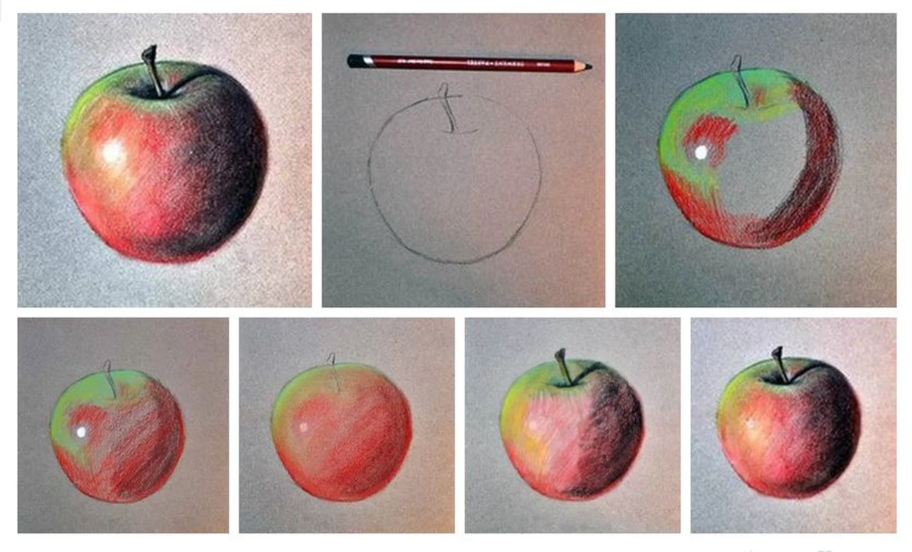 Narysuj idealne jabłko