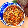 Kasza bulgur z zieloną soczewicą