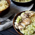 Grillowany kurczak w porach