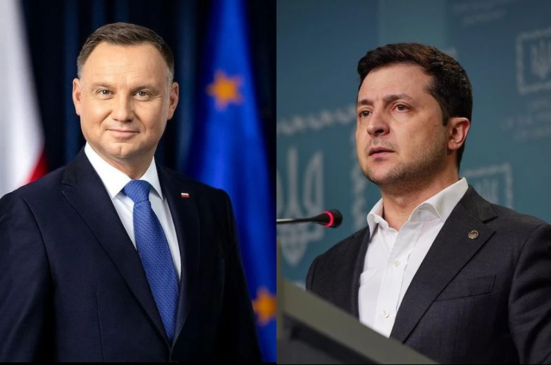 Zełenski o relacjach z Andrzejem Dudą. "Z Andrzejem rozmawiamy codziennie"