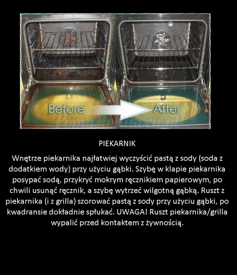 Wyczyść piekarnik szybko i skutecznie