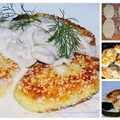 Kotlety warzywne w sosie pieczarkowym