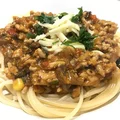 Spaghetti z pieczarkami