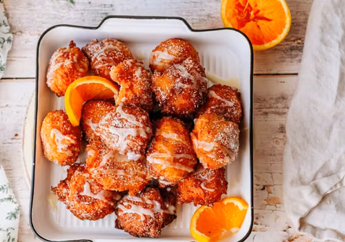 Mini pączki z ricottą