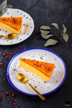 Ptasie mleczko z mango - lekki deser z mleka skondensowanego