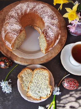 Babka piaskowo makowa