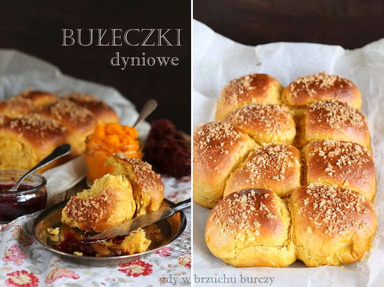 Słodkie bułeczki dyniowe