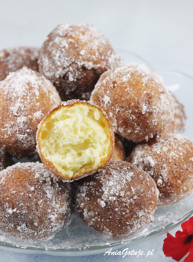 Mini pączki z ricotty