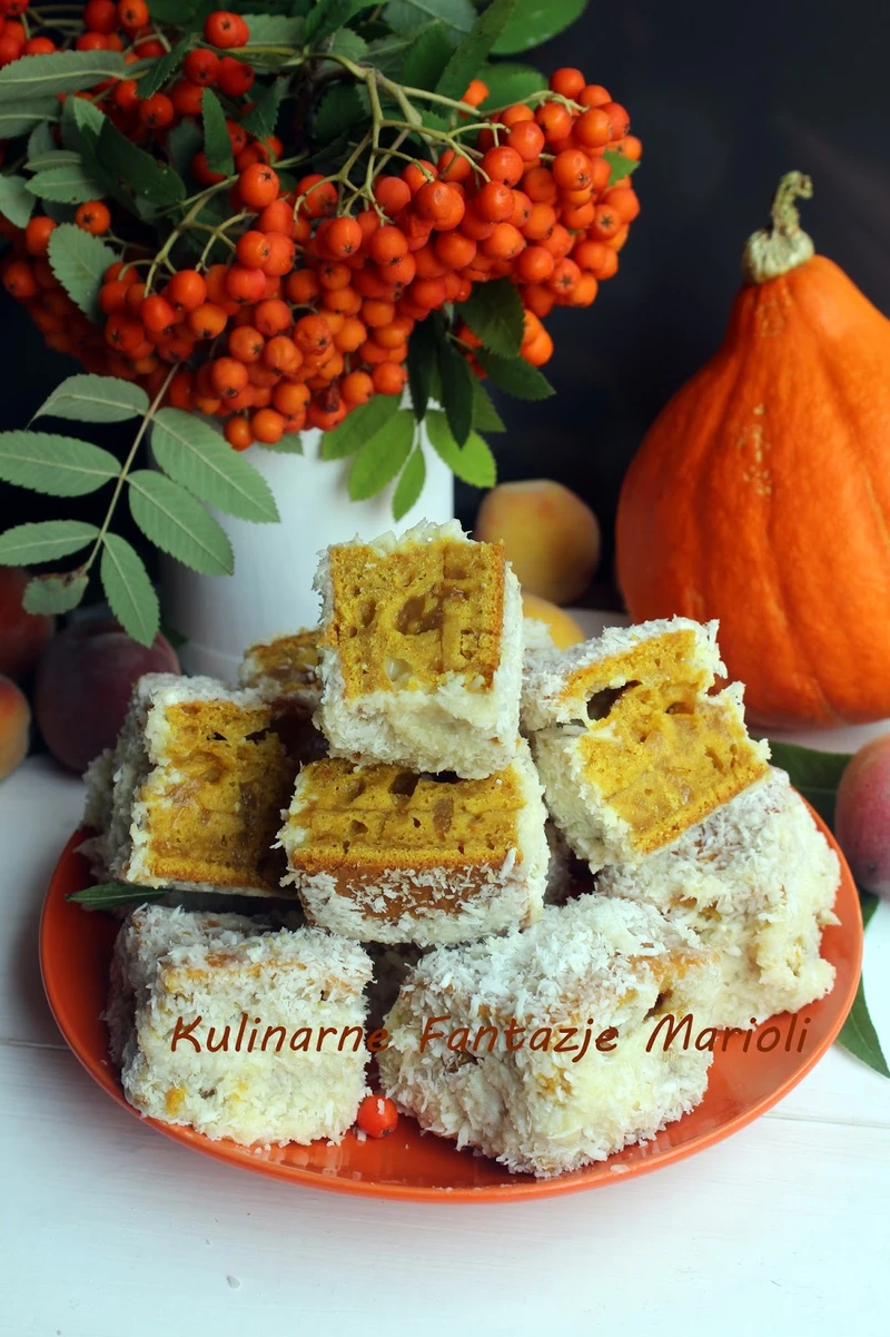 Kostka dyniowo-kokosowa