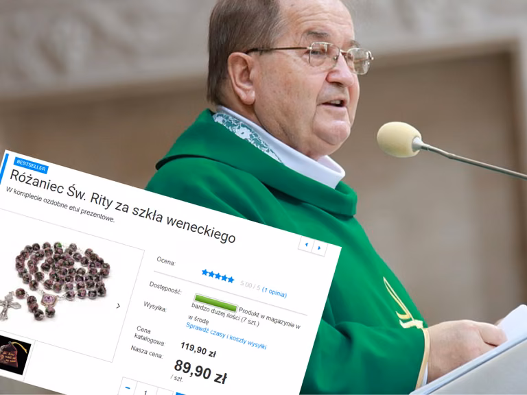 O. Rydzyk sprzedaje prezenty na I Komunię. Co znajdziemy w ofercie?